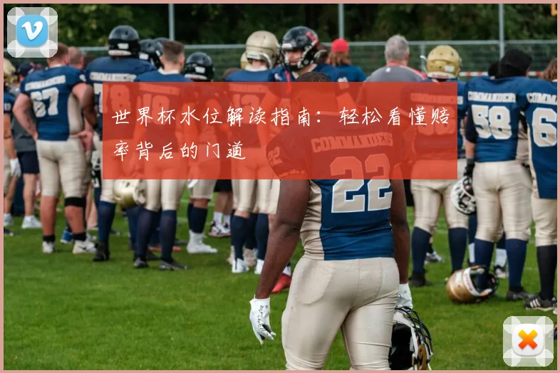 世界杯水位解读指南:轻松看懂赔率背后的门道